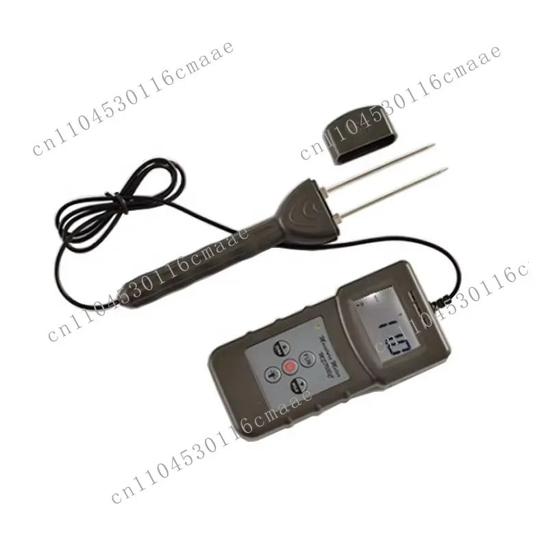 Portable moisture meter and analyzer with 4 digital LCD displays