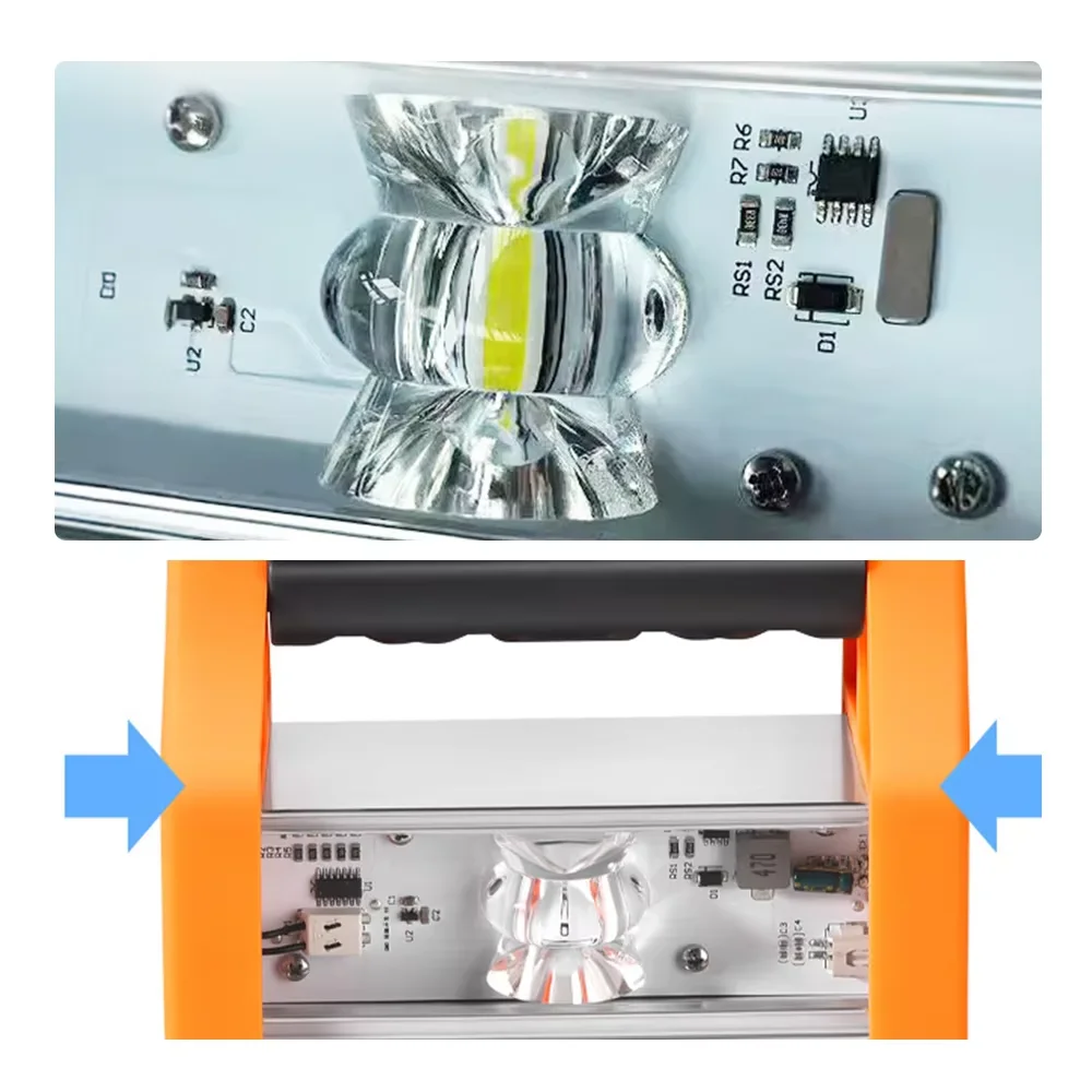 LED Wall Polishing Special Lamp Transparent Corner Lamp for Enhanced Paint Finishing Performance&Wall Acceptance Auxiliary Tool