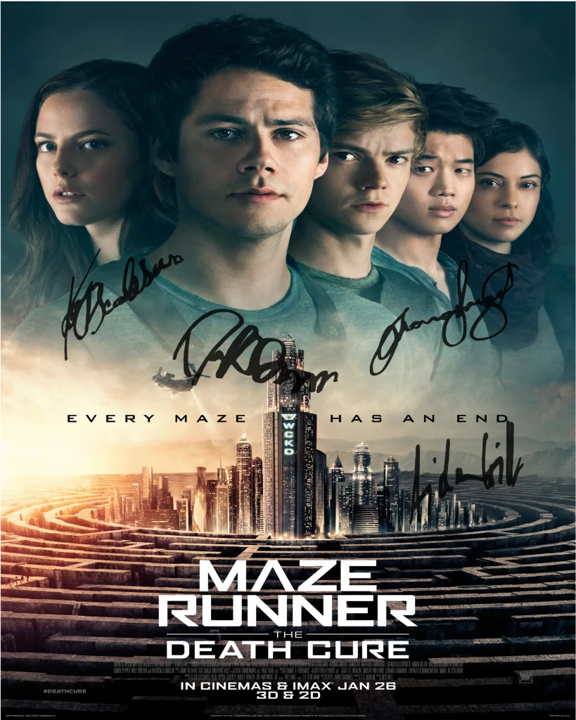 The Maze Runner Cast 3 Movie SIGNED PHOTO Print Art Canvas Poster For Living Room Decoration Home Wall Picture