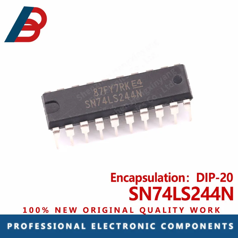 10PCS SN74LS244N package DIP-20 tristate buffer line driver