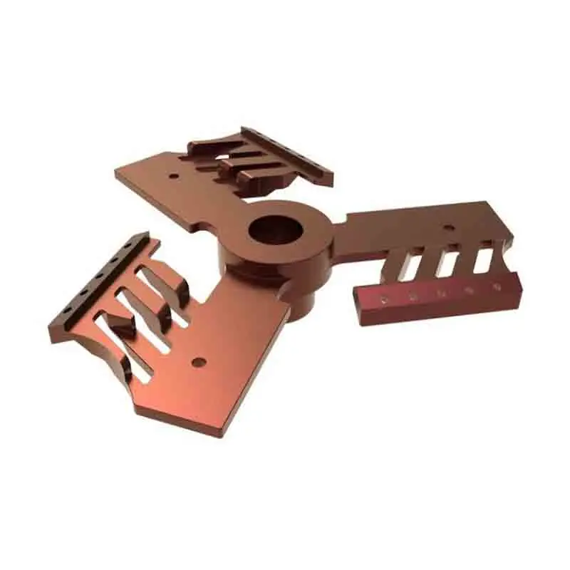 Oem Customized Precision 6063 Aluminum Alloy Bracket Cnc Machining Milling Mechanical Parts