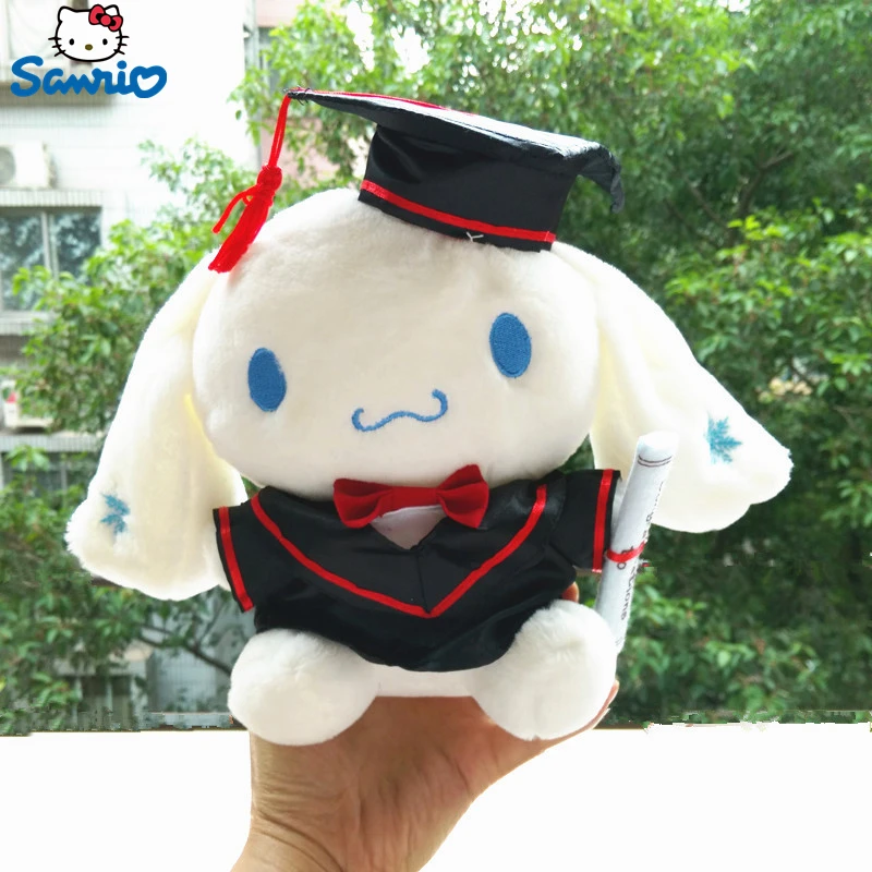 

Sanrio Cinnamoroll Kuromi Hello Kitty плюшевая игрушка на выпускной сезон мультяшная мягкая наполненная кукла аниме декоративные игрушки для детей подарок