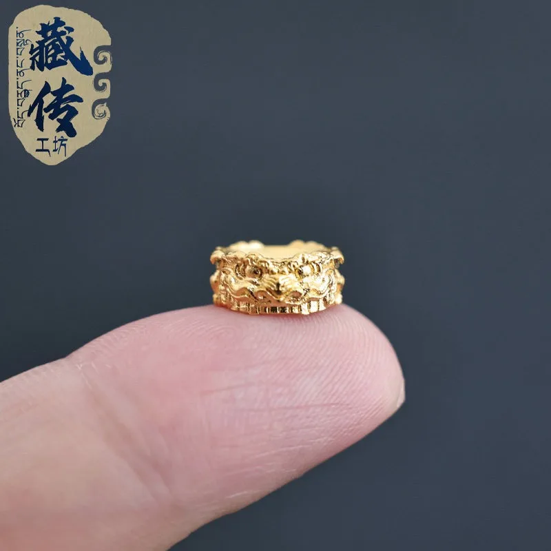 Tibetan Garuda Ring Spacer Bead Pad DIY Bracelet Necklace Mala Prayer Beads Accessory Handmade Jewelry Craft Gift for Men Women