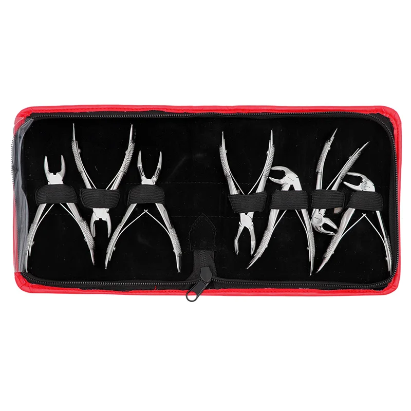 7Pcs Dental Forceps Children's Tooth Extraction Forcep Pliers Kit Orthodontic Dental Lab Instruments Tools