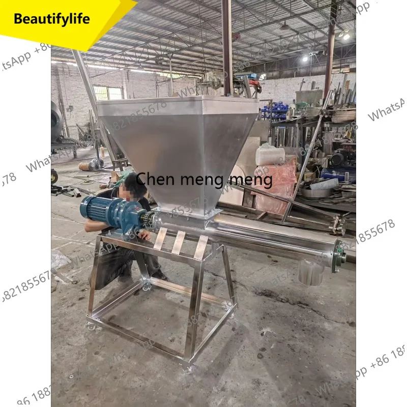 A55 Automatic Screw Feeder Adjustable Speed Screw Conveyor Suitable for Poultry and Livestock Feeding Farm Feed Distribution Sys