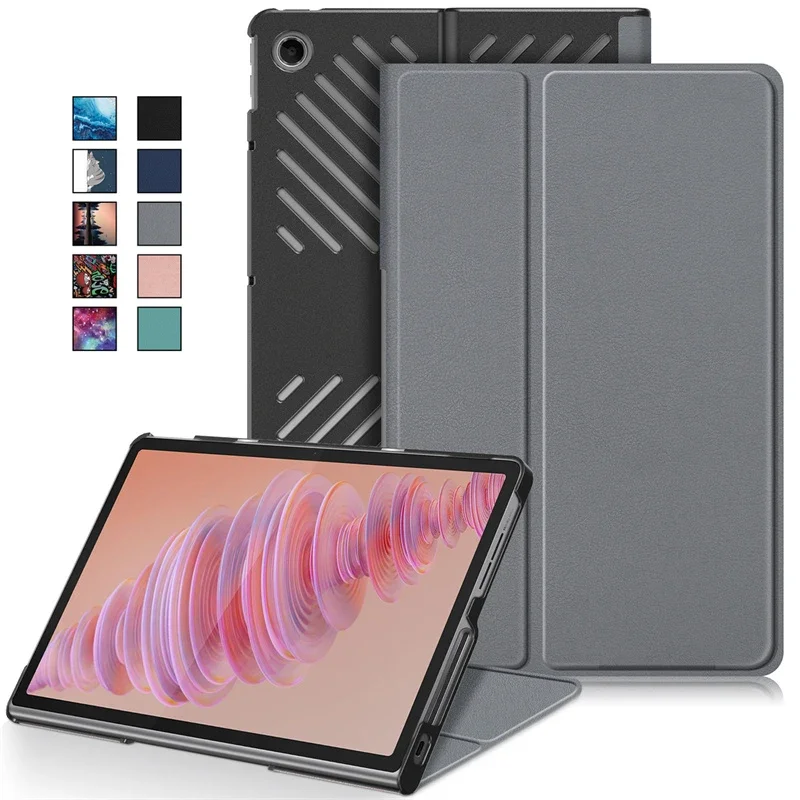 PU couro Flip Stand capa para Lenovo Tab Plus, Tablet Shell com Hard Back Shell, Xiaoxin Pad Studio, 11.5 "Case, B351fu, 2024