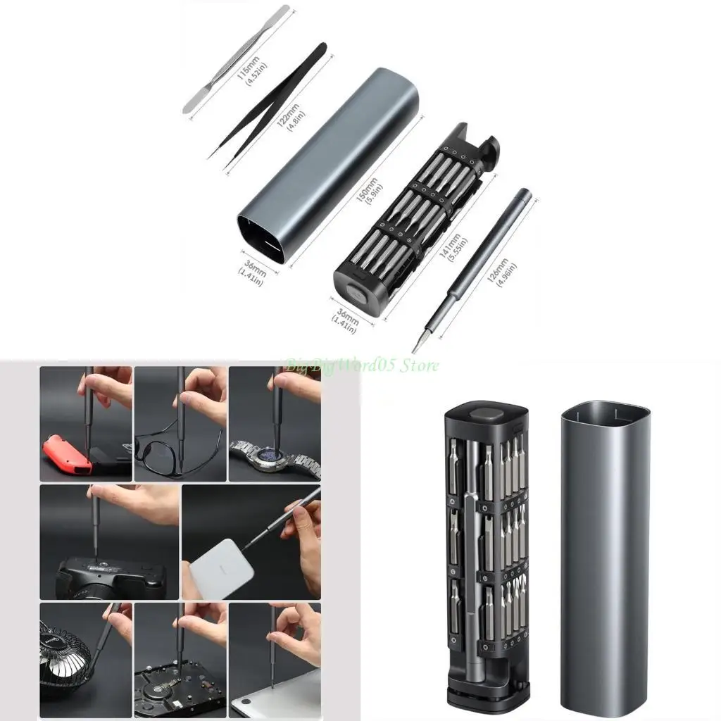 

24TE 46PEECE OUTDRIR SET Стальный бит для ремонта электроники