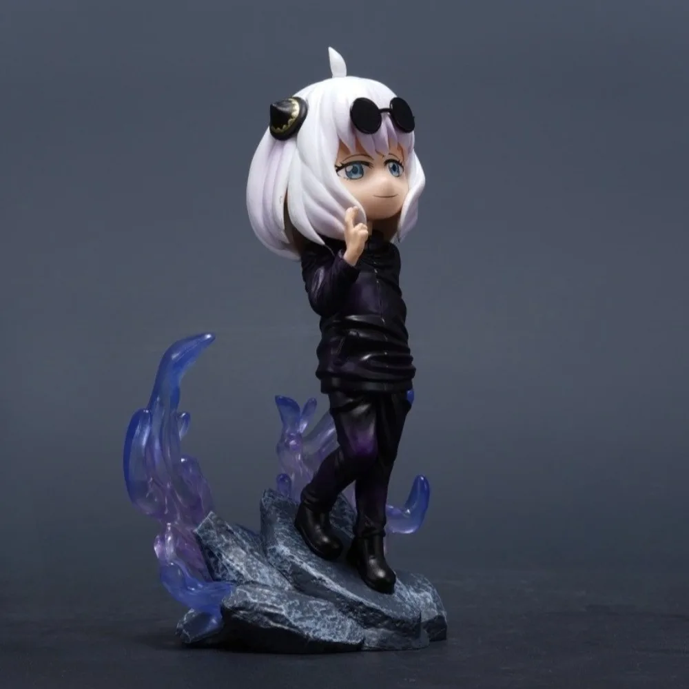 18cm/7.09in Anime Jujutsu Kaisen Figure Anya Forger Cosplay Gojo Satoru Action Figures Pvc Statue Collection Model Toys Gifts