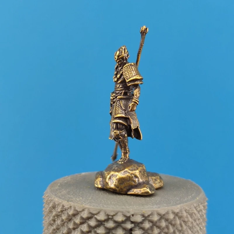 Antique Monkey Sun Wukong Miniature Figurines Craft Mini Golden Cudgel Wu Kong Statue Model Desk Ornaments Home Car Decor Craft