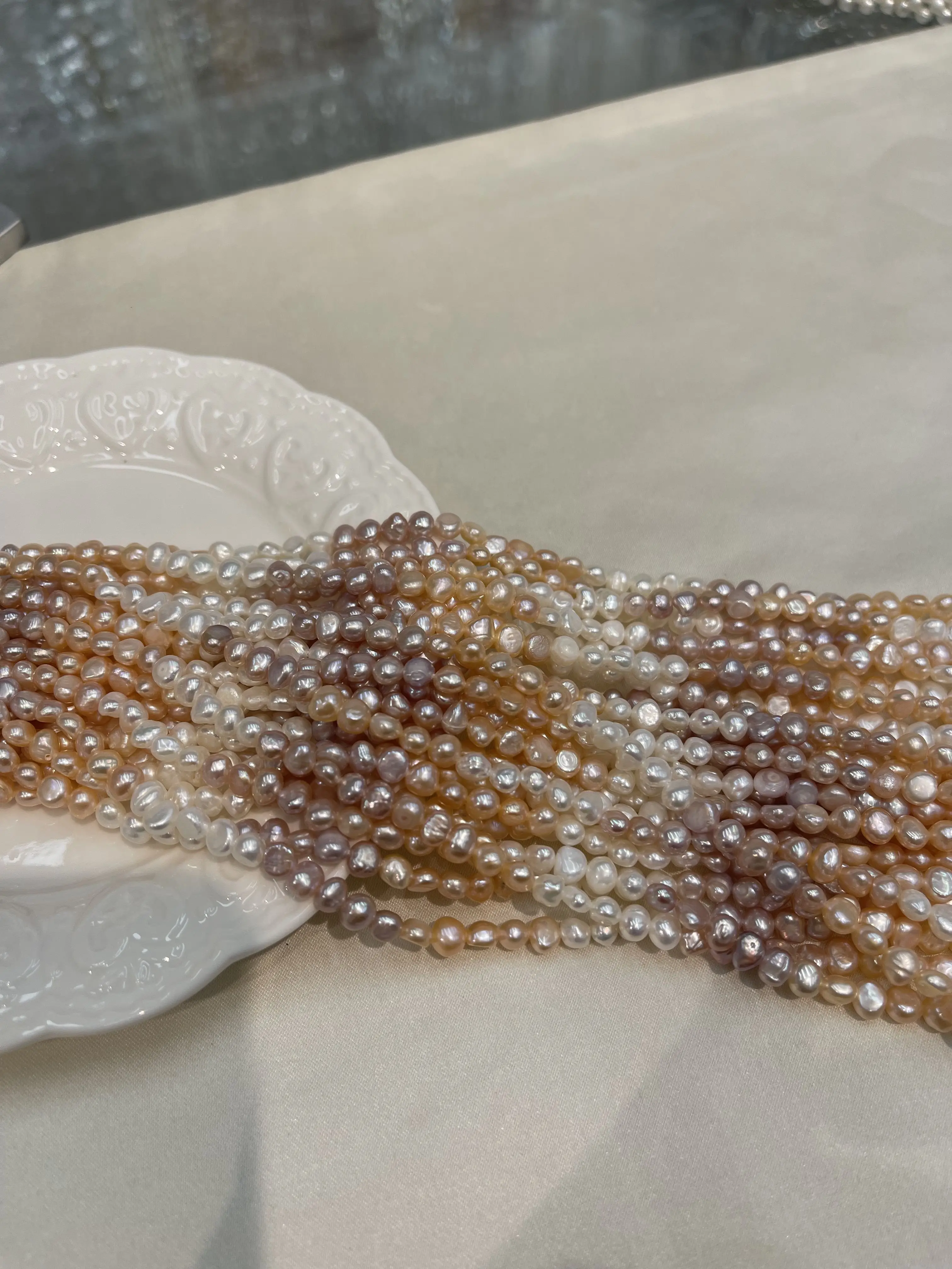 DIY Nugget-Perle Natürliche Süßwasserperle 6-7mm für Schmuckherstellung DIY Halskette Armband Ketten Ohrringe Zubehör – Detail 6