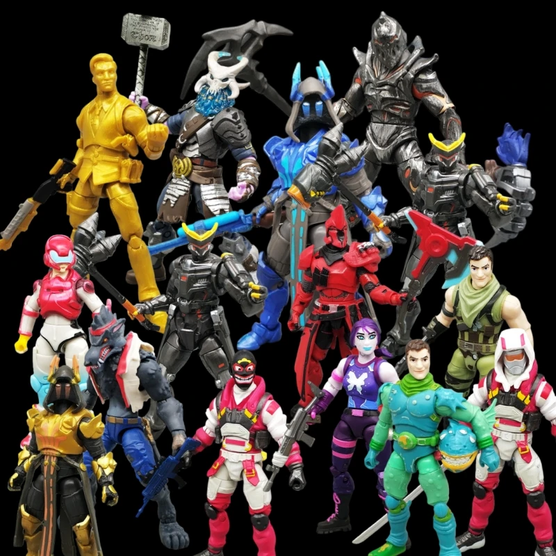 متوفر بالجملة 3.75 "عمل الشكل بالذئب النينجا الجندي السيد الطماطم القوات الخاصة نموذج اللعب نموذج مرن جمع لعبة هدية