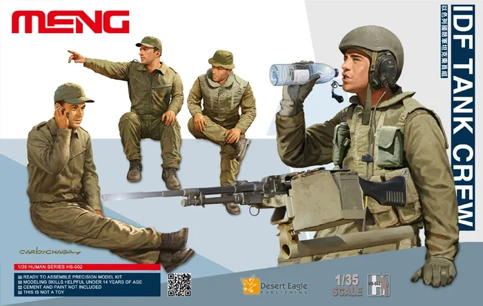 Meng Model HS-002 1/35 IDF-tankbemanning - Schaalmodelset