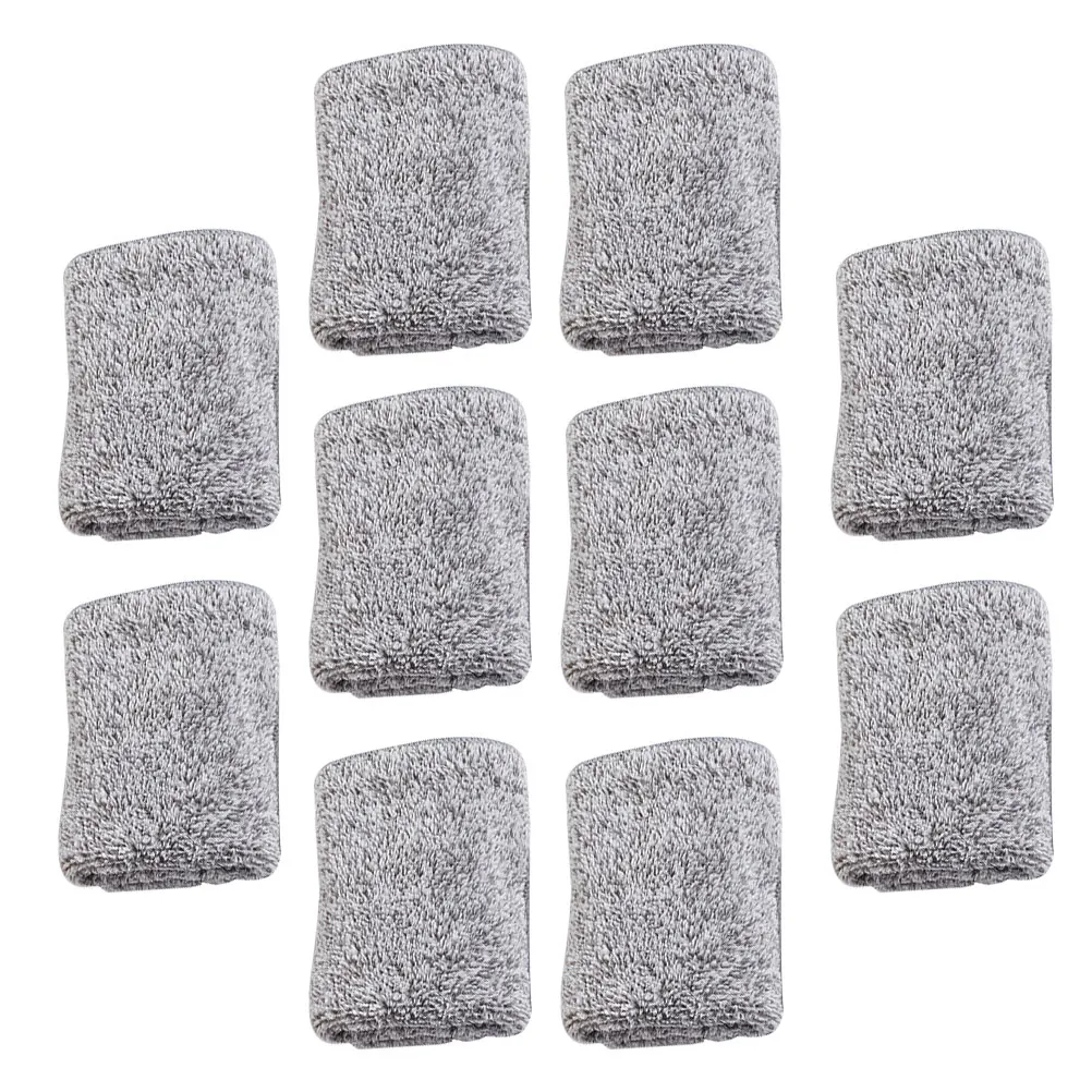 

10 Pcs Microfiber Cleaning Cloth Kitchen Accessories Japanese Style Dish Cloth Non Shrinking Absorbent Oil Non Stick Durable H