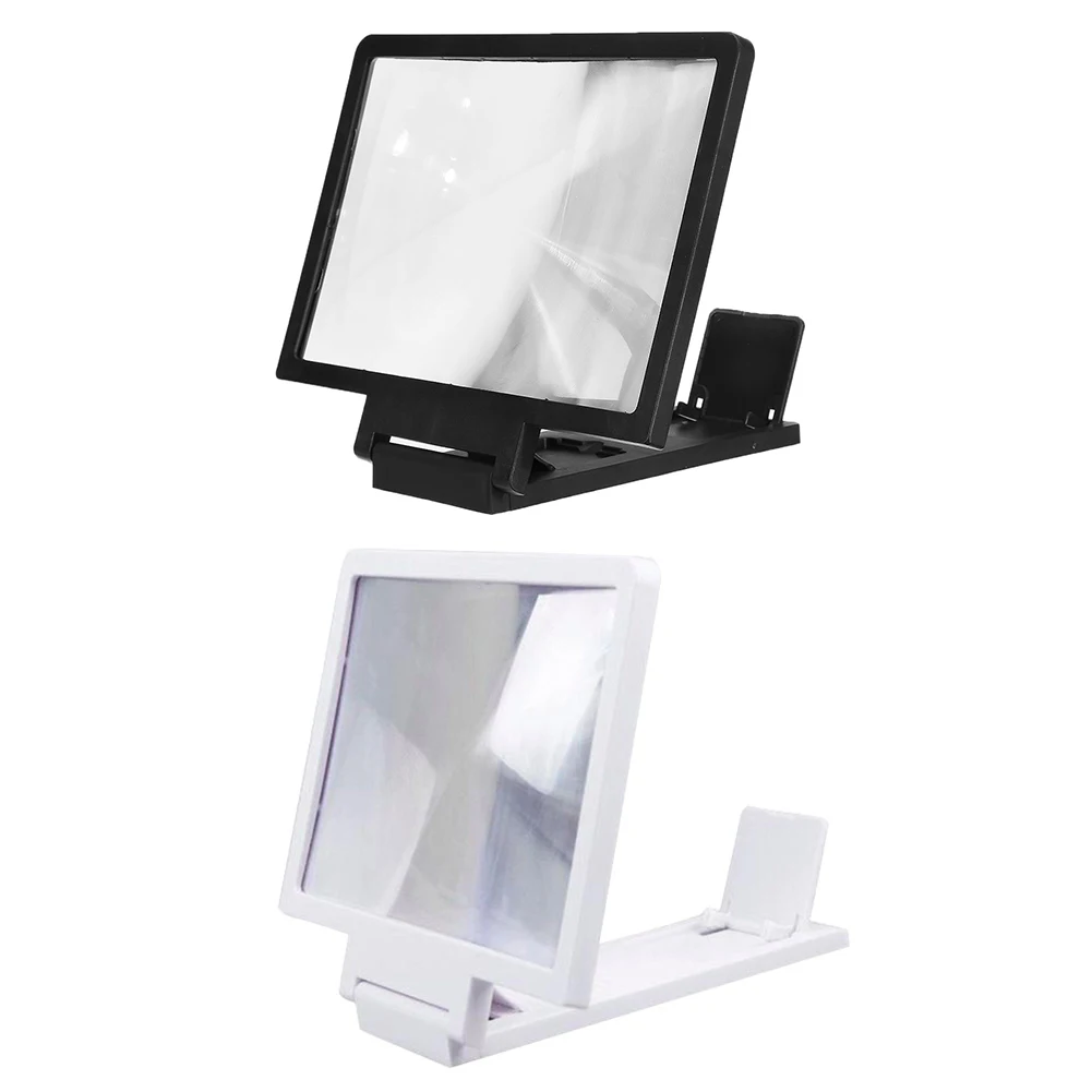 3D Mobile Phone Screen Magnifier HD Amplifying Stand Folding 5.5 inch Bracket Amplifier Portable Smartphone Holder