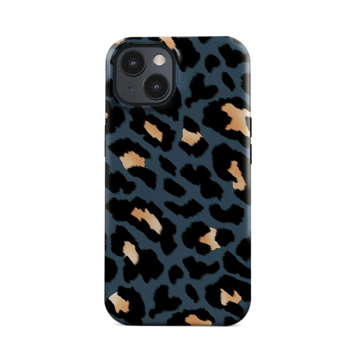 

Магнитный чехол для телефона IPHONE 16 Pro Max 15, 14, 13, 12, 11, 16e PRO Plus, жесткий акриловый противоударный чехол с синим леопардовым принтом, принципиально