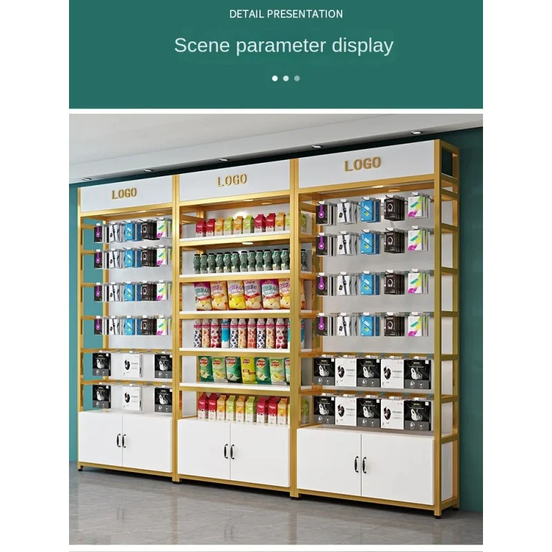 custom.Supermarket Convenience Display Rack Mobile Phones Jewelry Commercial Furniture Boutique Shelf Container Cabine