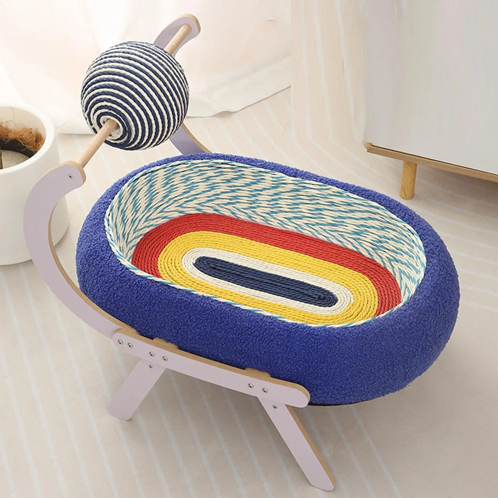 

Когтеточка для кошек, защита для мебели, когтеточка для кошек, овальная когтеточка для котят, когтеточка для игр, охоты, домашние котята, упражнения