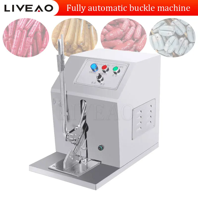 

High Quality Automatic Sausage Dotter Clipper Bag Sealing Machine With U Type Buckle