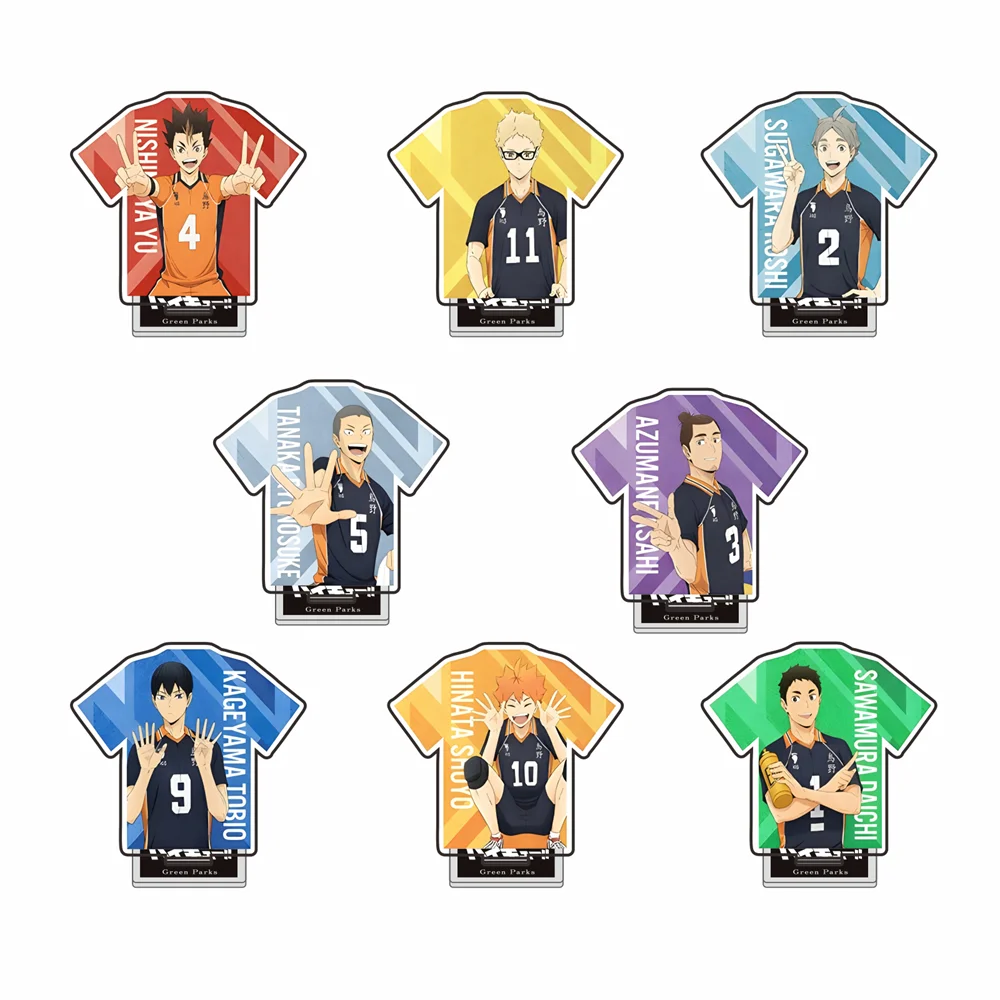 

Anime Haikyuu!! 10cm Acrylic Stand Kageyama/Shouyou Hinata Tabletop Decorations Accessories Decor Gifts Exquisite Products
