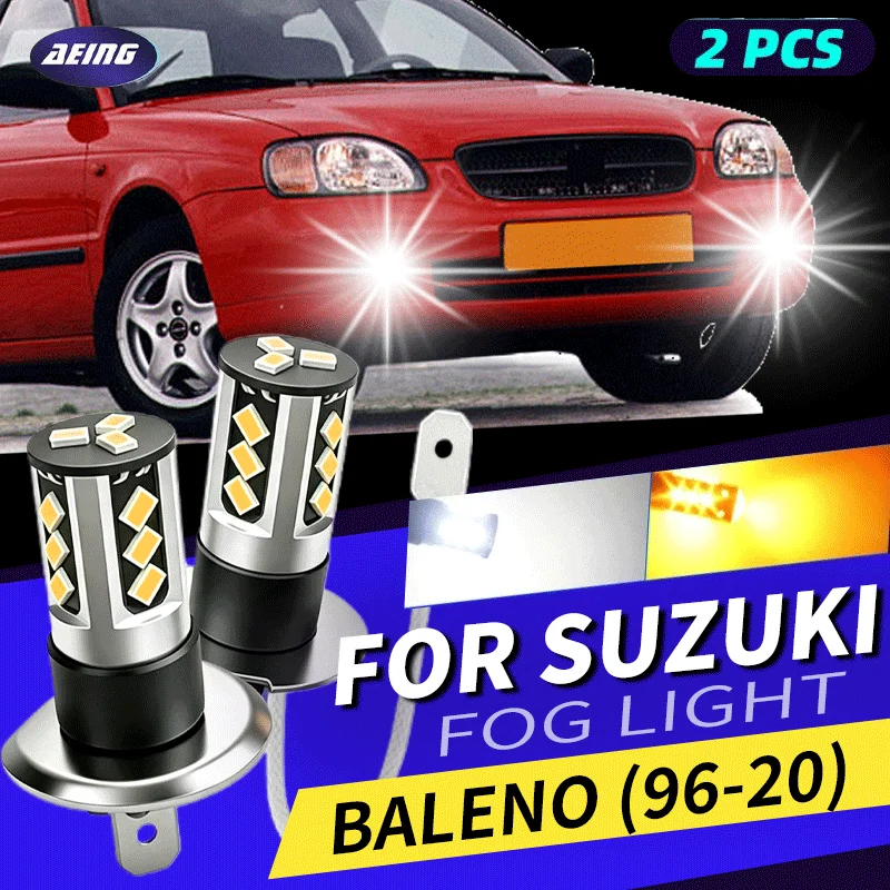 For Suzuki Baleno Combi Hatchback EG LED Foglight Bulbs Front Fog Lamp Bulb 1995 1996 1997 1998 1999 2000 2001 2002