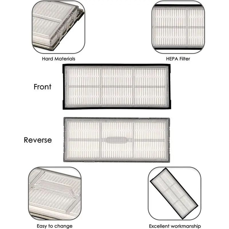 A74E-16X Hepa Filter Replacement For Roborock S8 Pro Ultra S8 S8+ S7 S7+ S7 Maxv Ultra Vacuum Cleaner Spare Parts
