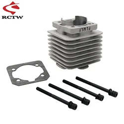 29cc or 32cc Reed Case Engine 4 Bolt Cylinder with Gasket Screw Kit for 1/5 Hpi Rofun Km Rovan Baja LT DBXL FG MCD GoPed Rc Part
