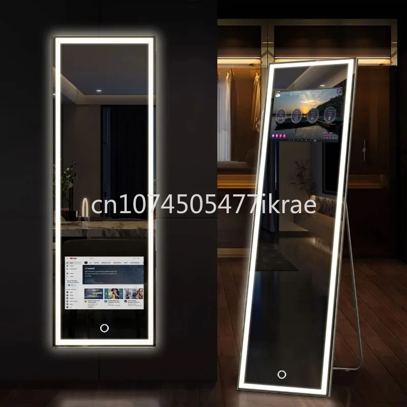 New Stock High Quality Android Mirror With Light Wifi Speaker Waterproof Bathroom Led Smart Mirror Touch Screen Mirror Tv