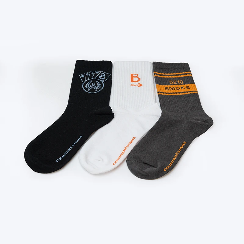 Mid-calf Socks (3 pairs)