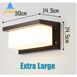 LED Wall Light Waterproof IP66 Porch Light Modern LED Radar Motion Sensor Courtyard Garden Outdoor Light AC90~260V 40W Wall Lamp