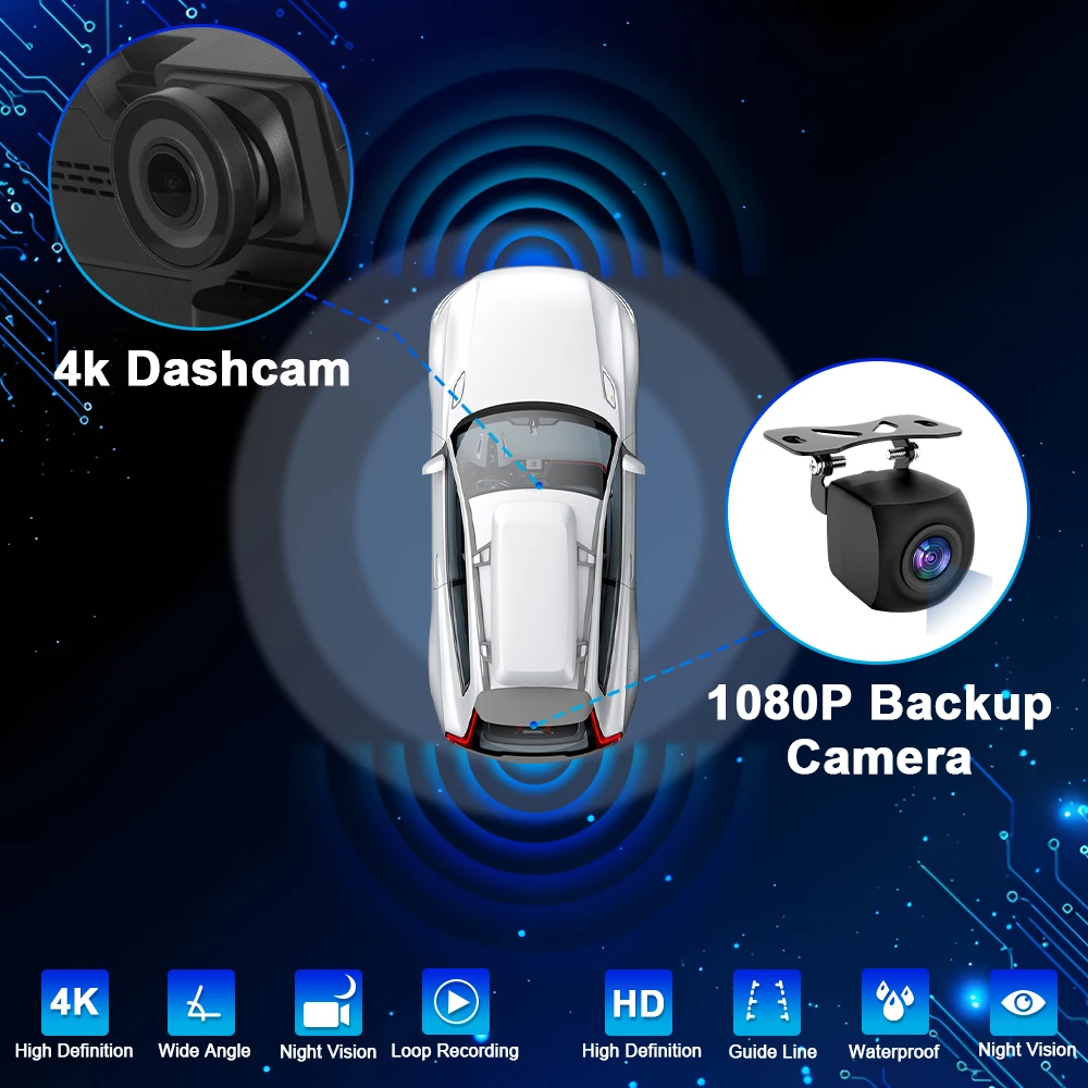 Universal Portable Wireless Carplay Touch Screen Stereo with Android Auto for Car - Easy Installation view 5