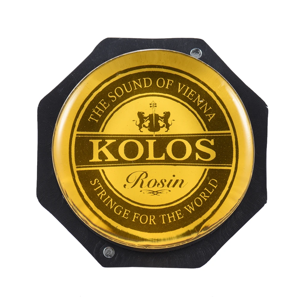 High-Class Low Dust Yellow Rosin Colophony Transparent Rounded Universal for Bowed String Musical Instrument Violin Viola Cello