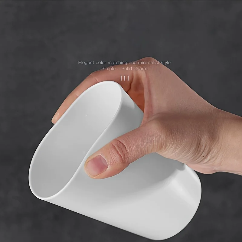 1PC Einfacher Mundwasserbecher für den Haushalt, Zahnbürstenbecher, High-End-Gefühl, große Kapazität zum Waschen und Pflege