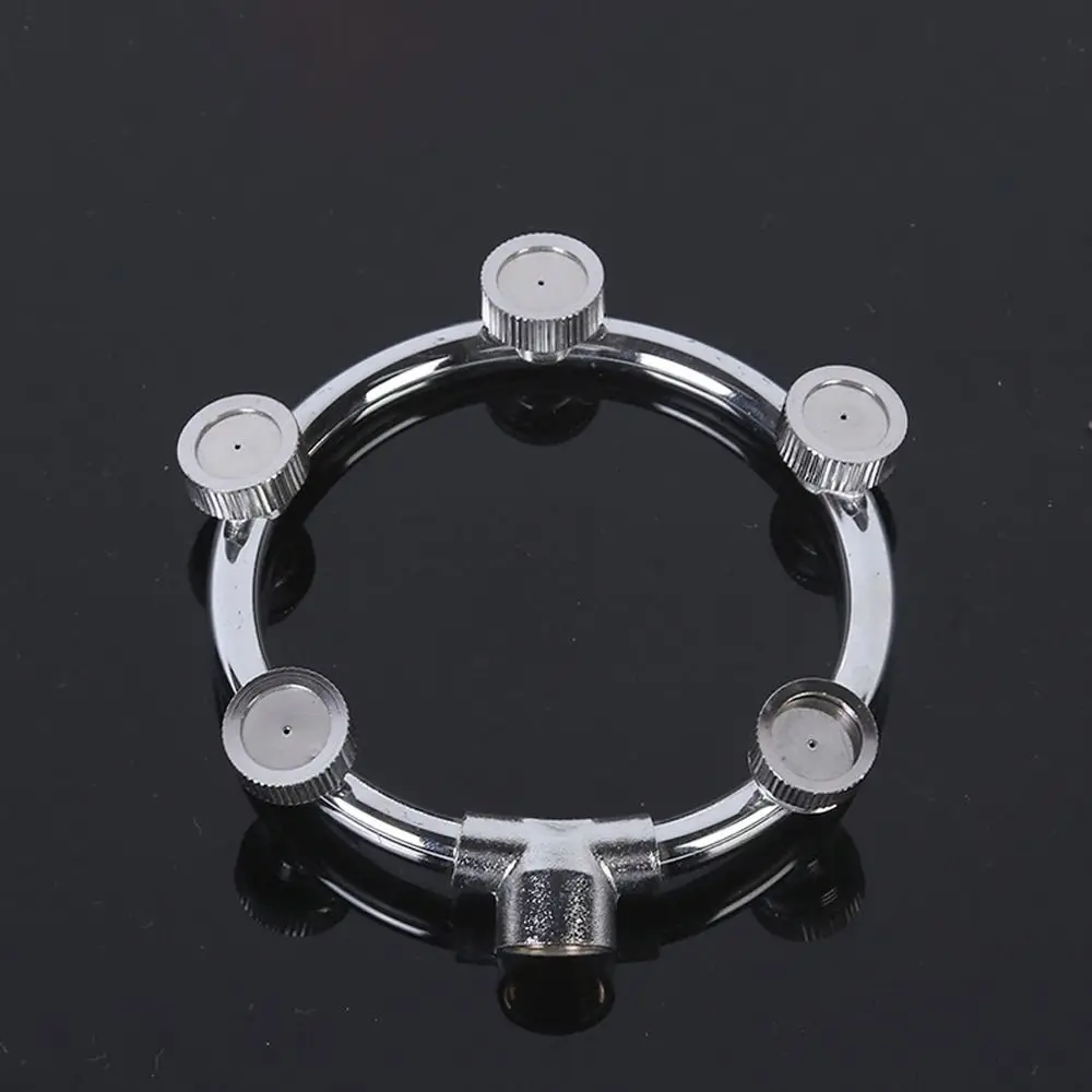 3/4/5 Heads Round Atomizing Nozzle M14 High Pressure Electric Sprayer Misting Stainless Steel Annular Nozzle Garden Irrigation