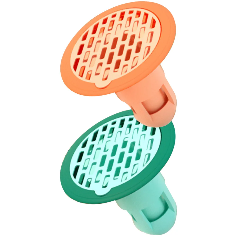 2 Stück Duschbodenablauf verhindert geruchsdichte Kanalisationskernstopfen Tiefenwasserdichtung Anti-Haarverstopfung für Küche Badezimmer Toilette