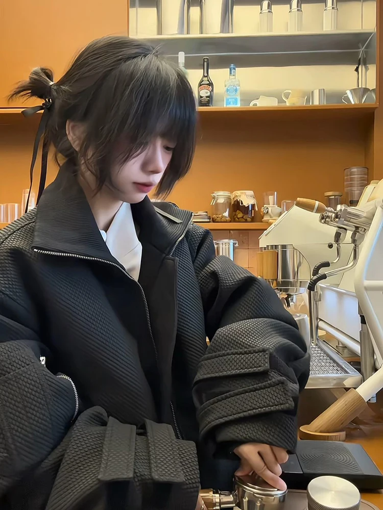 

Мужская зимняя куртка-парка в американском стиле, модная, теплая, из утолщенного полиэфирного волокна, на молнии