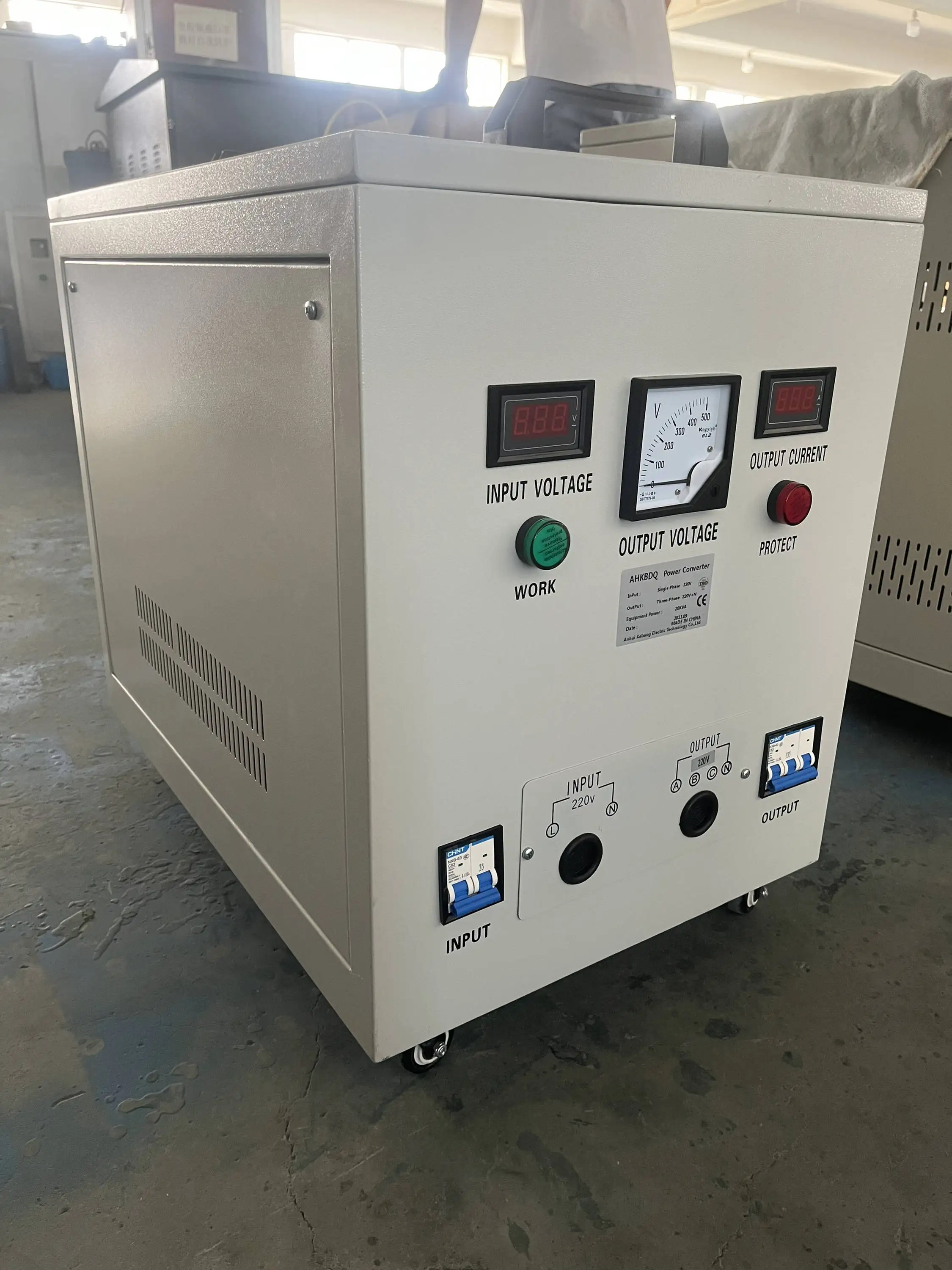Single to Three Phase Igbt Transformer Single to Three  Phase Voltage Converter