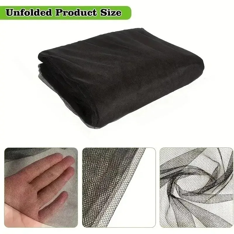 Fine Mesh Vegetable Garden Insect Netting Reusable Outdoor Mosquito Pest Barrier Cover for Raised Beds Greenhouse Crops Flowers