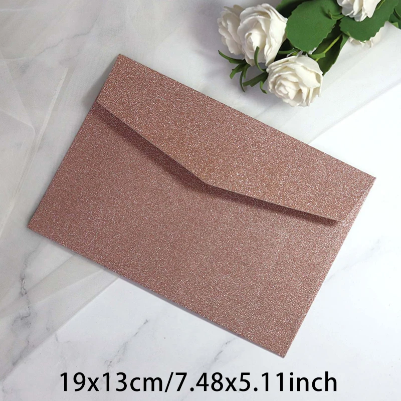 50pcs/lot Envelope for Wedding Small Business Supplies Postcard Giftbox Paper Message Letters Invitations Stationery Envelopes