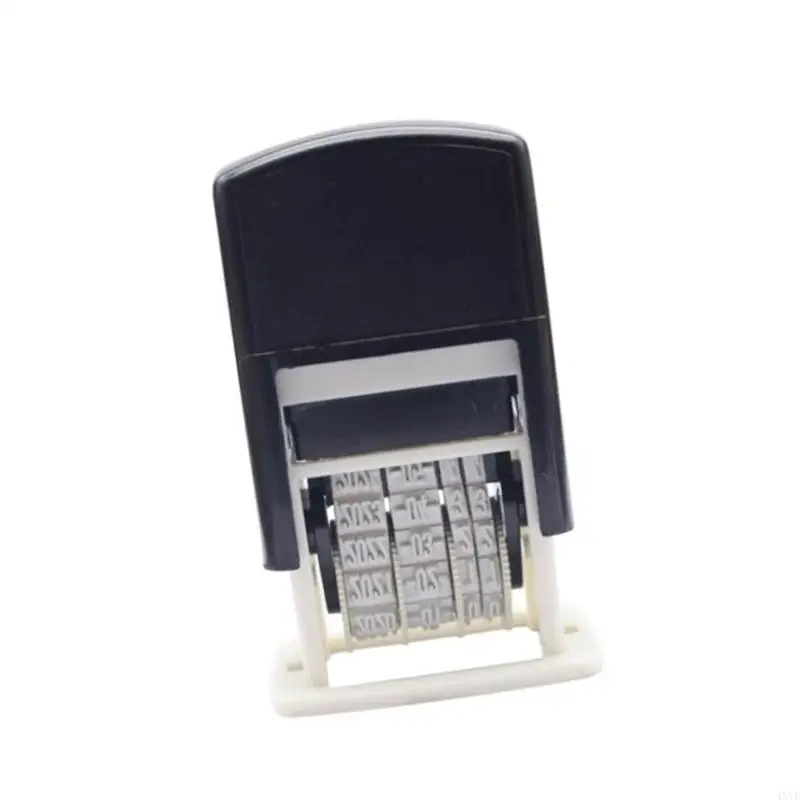 4 × 7 ب رقم طوابع طوابع داتر ختم القرطاسية متعددة الوظائف ختم طابع مكتب قابل للتعديل