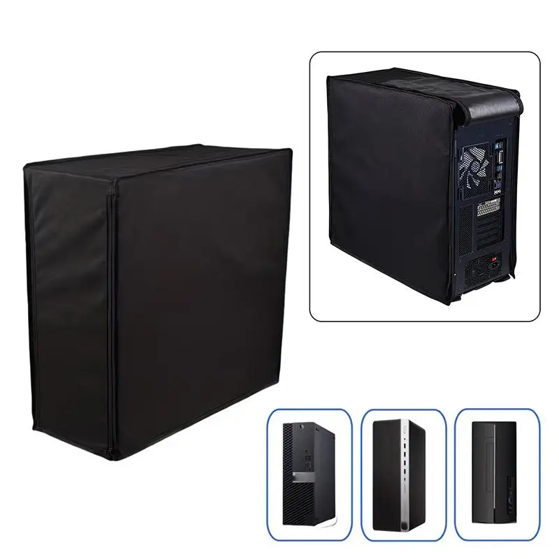 【New】Waterproof Desktop Computer Case Dust Cover Main Unit Protective Sleeve Easy Clean Guard for PC Chassis Home Workstation
