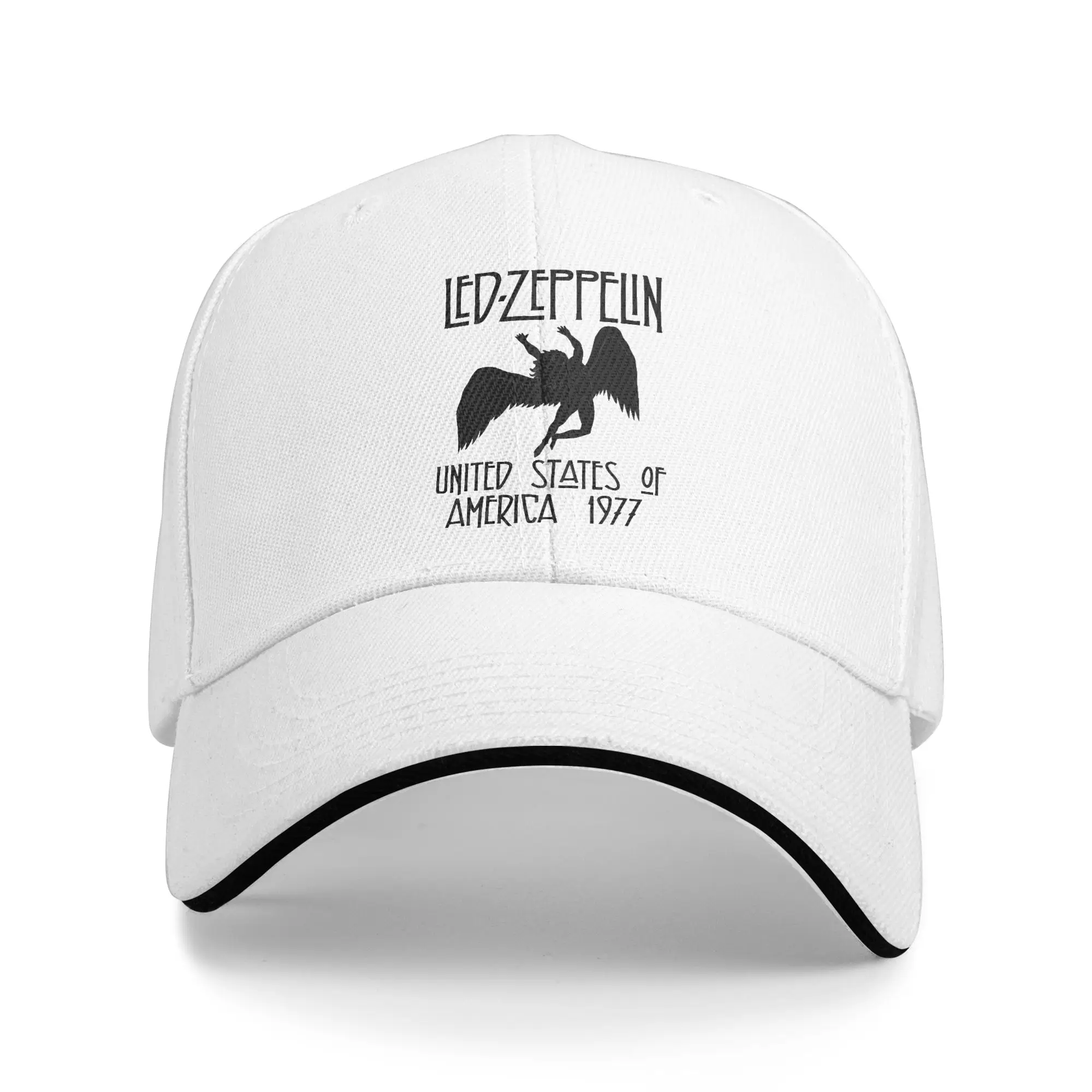Gorra de Béisbol Led Zeppelin Falling Icarus 1977, Gorra Trucker para Deportes al Aire Libre, Diseño de Moda para Hombre Adulto, Dropshipping