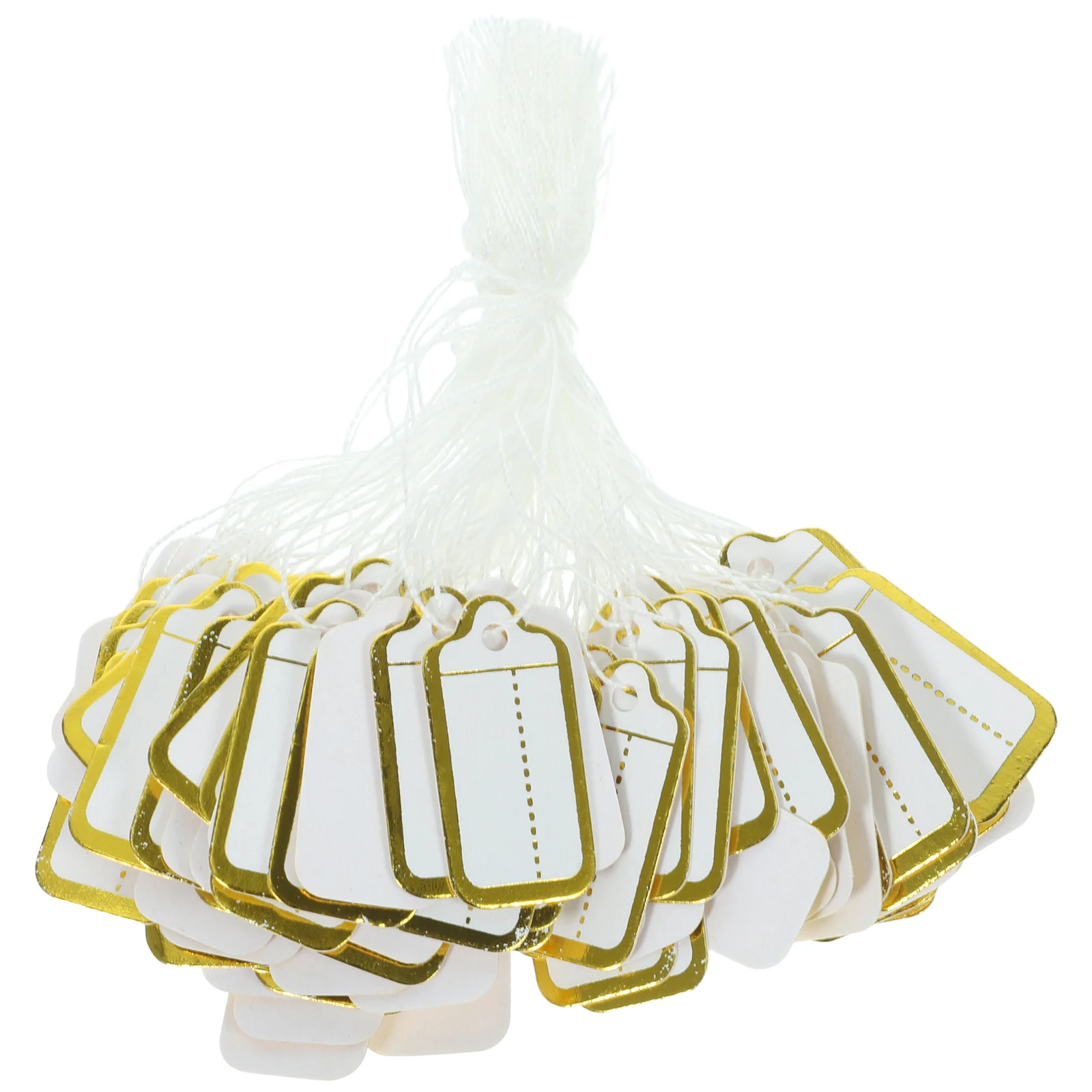 

500 Pcs Price Tag Hanging Paper Labels Jewelry Stickers Blank Tags Small Handwriting Label File Folder Display Practical Use
