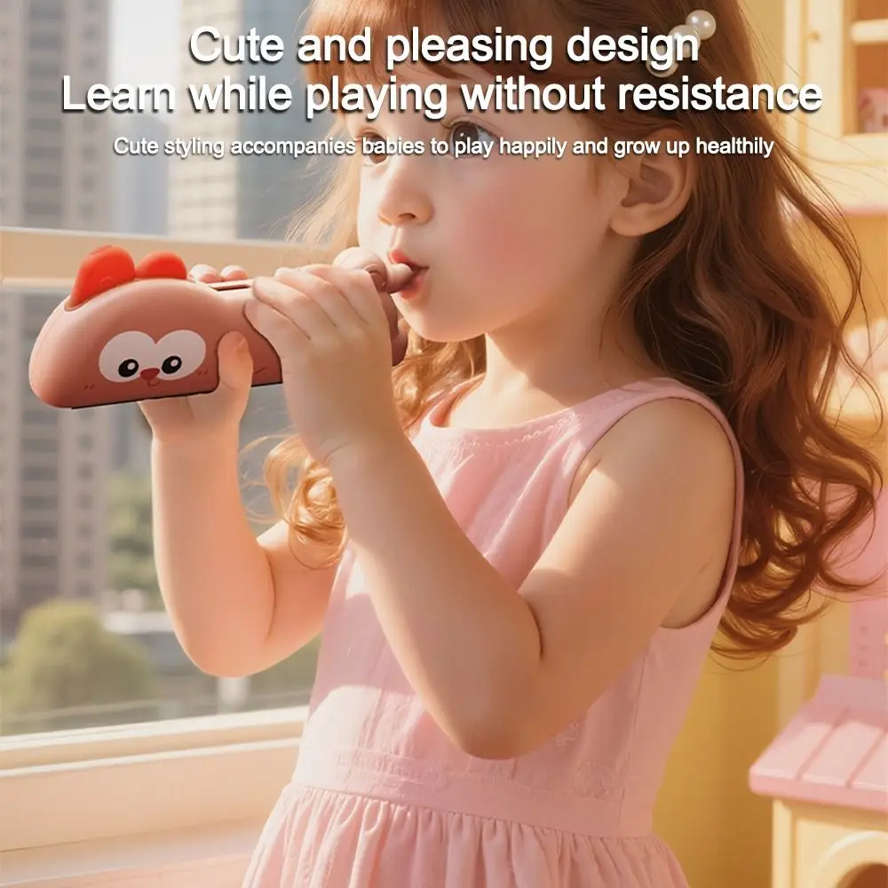 New Cartoon Children's Harmonica Portable Early Educational Mouth Organ Whistle Organ Gifts