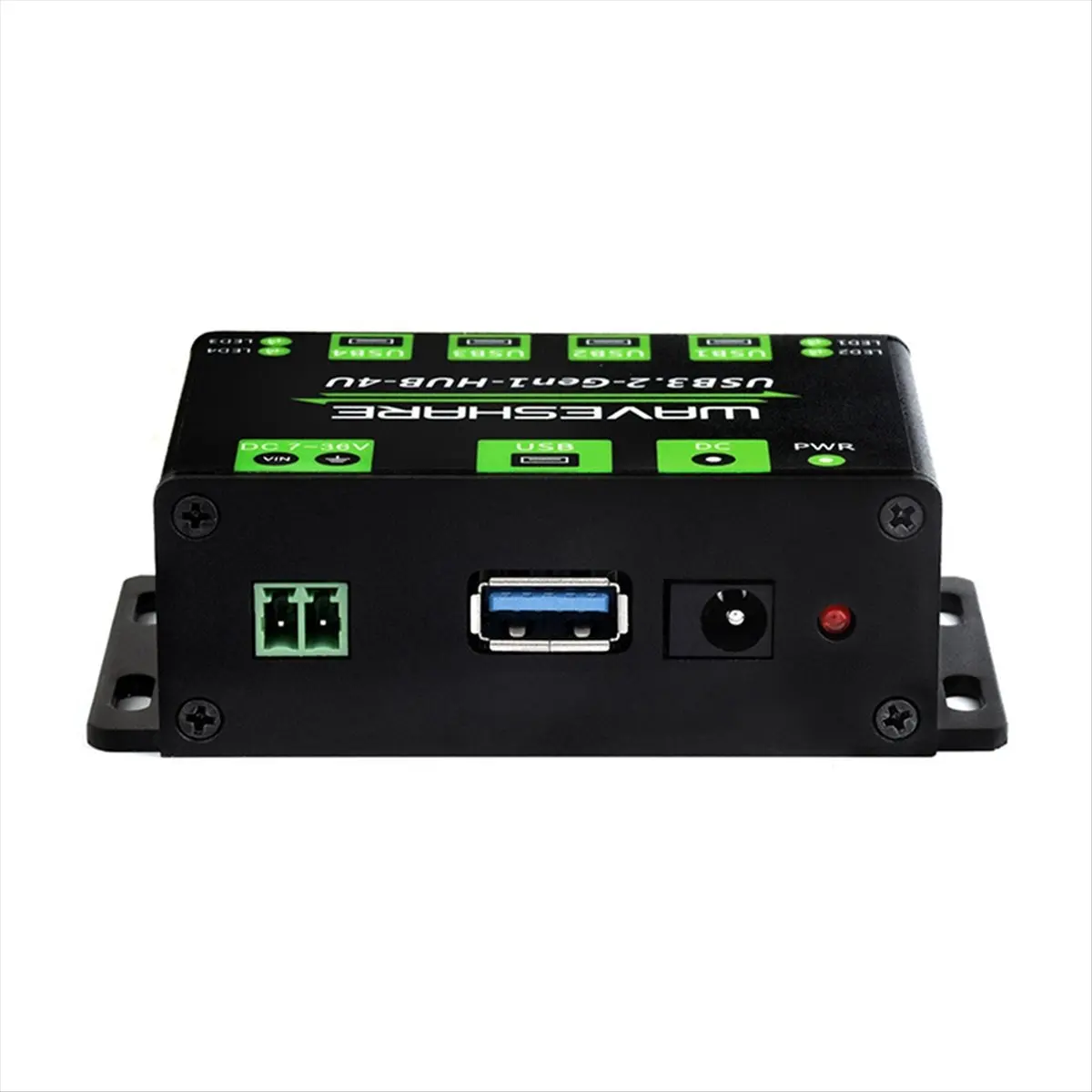 A003  USB3.2 HUB 4U Extended 4-Way USB 3.2Gen1 Interface 5Gbps Industrial Grade HUB Adapter Compatible with MacOS