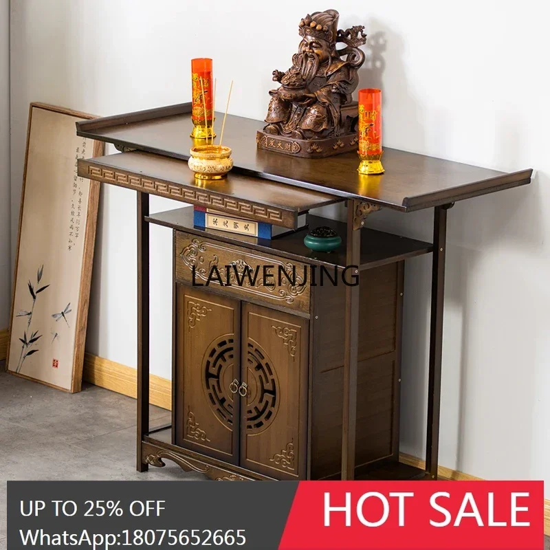 SGF Guan Gong God of Wealth Sacrifice Table Chinese-style Buddhist niche incense table