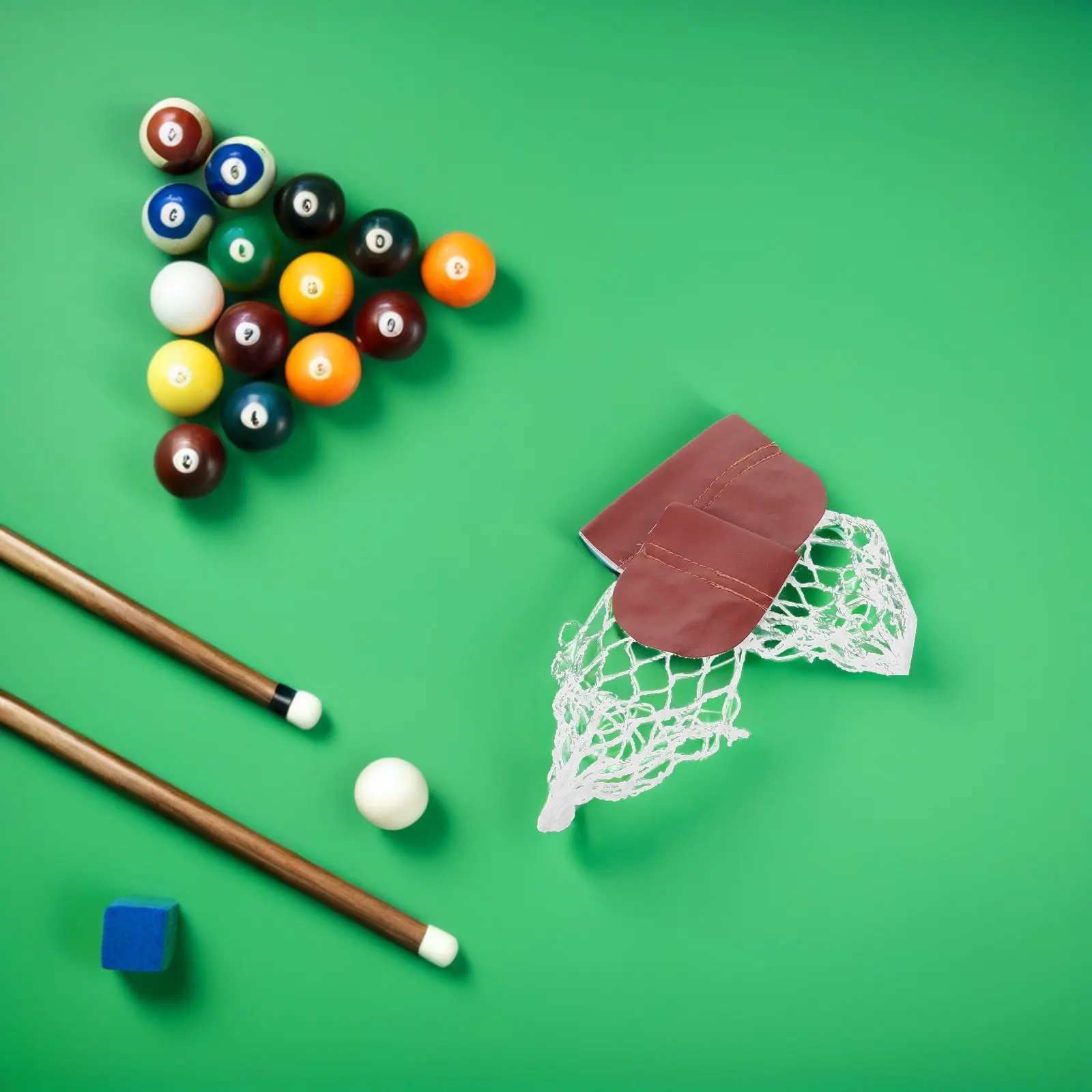 

Набор из 6 прочных сменных сеток для карманов бильярдного стола, сетчатые мешки для домашнего и профессионального использования, 7,5x2,4 дюйма