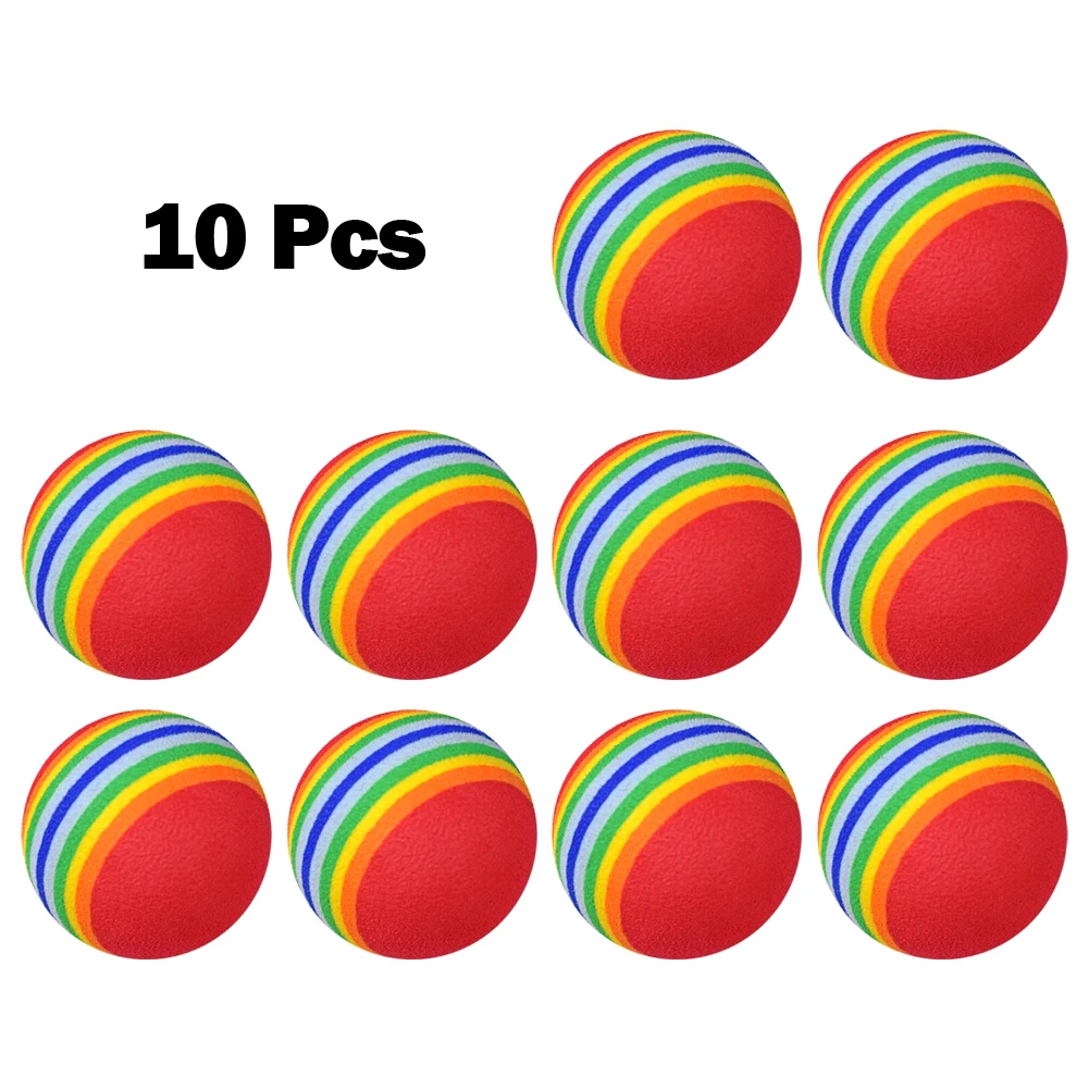 For Approach Shot Sponge Balls Golf Balls Red Blue Yellow Rainbow 42mm Foam Balls Soft Indoor Practice Sponge Balls