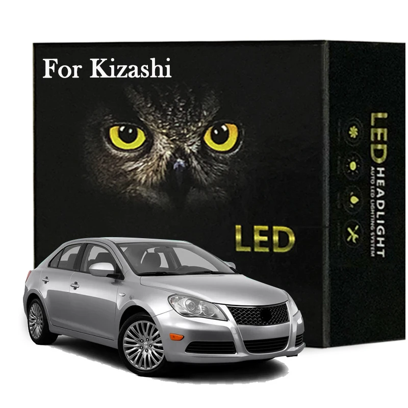 Kit d'éclairage intérieur Led pour Suzuki Kizashi, 14 pièces, 2010, 2011, 2012, 2013, dôme, Canbus, sans erreur