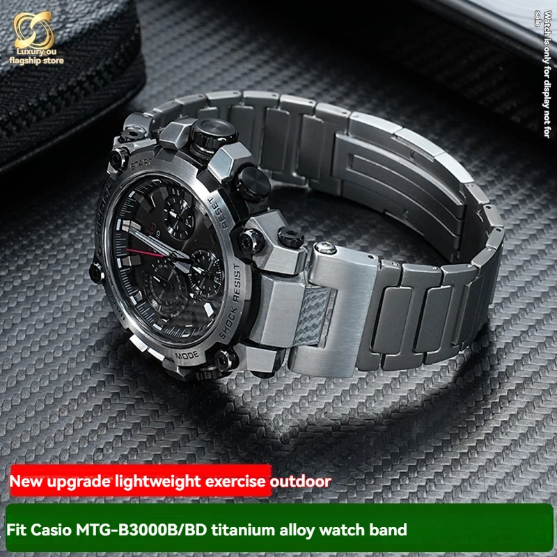 

For Casio G-SHOCK Series MTG-B3000 Modified Titanium Alloy Original Quick-Release Sports Lightweight Watch Band