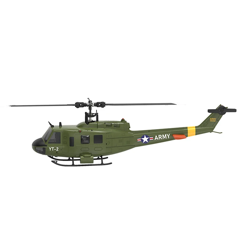 YUXIANG F07 UH-1 Elicottero senza motore 2.4G 6CH Doppio motore Giroscopio a 6 assi RC Airplan